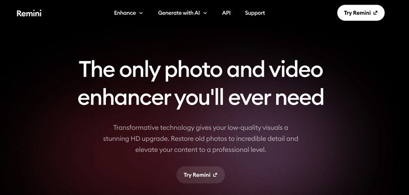 Remini Photo Video Enhancer