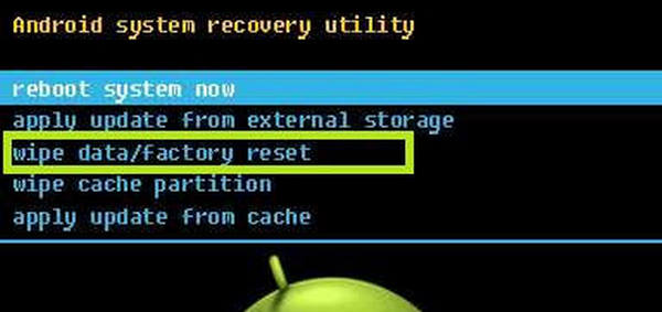 Reset Android Phone Through Recovery Mode