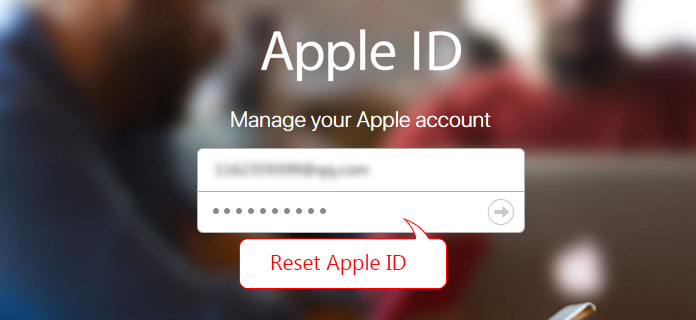 Reset Apple ID