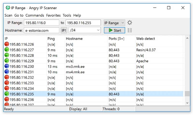 Angry IP Tarayıcı