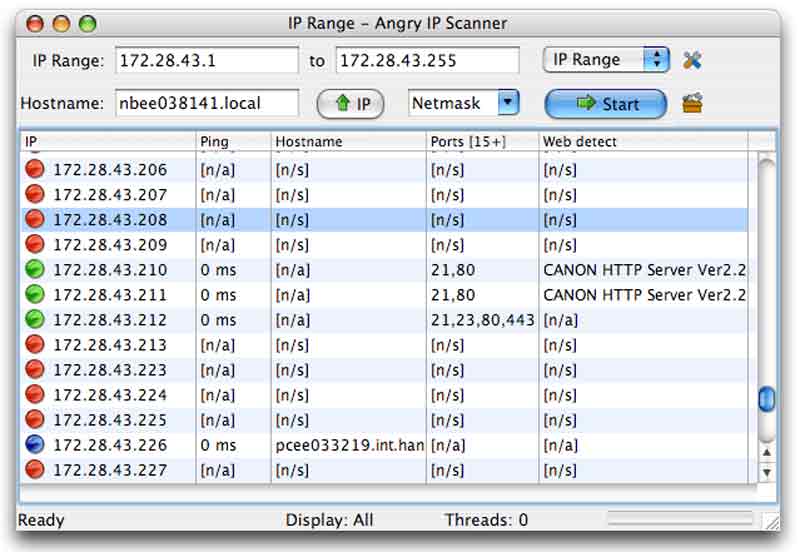 Angry IP Scanner Mac