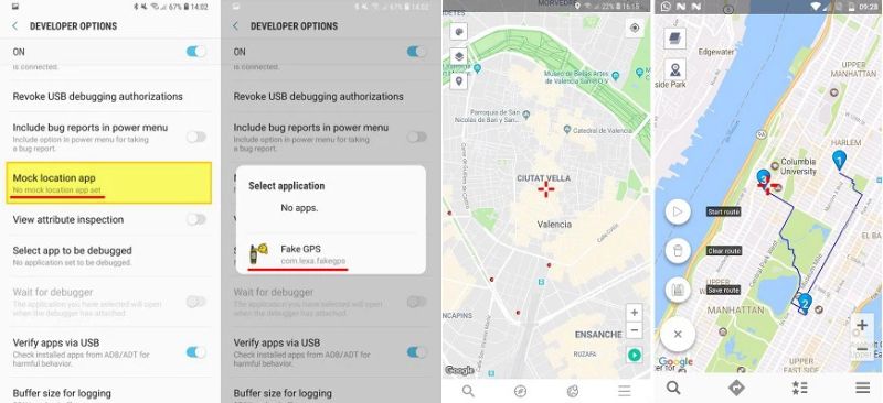 Sådan bruger du falsk GPS-app