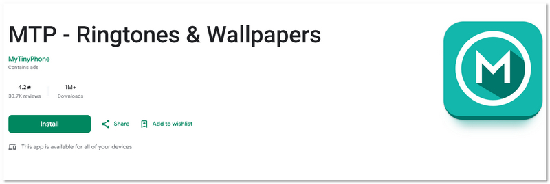 Mtp Ringtones And Wallpapers Ringtone App
