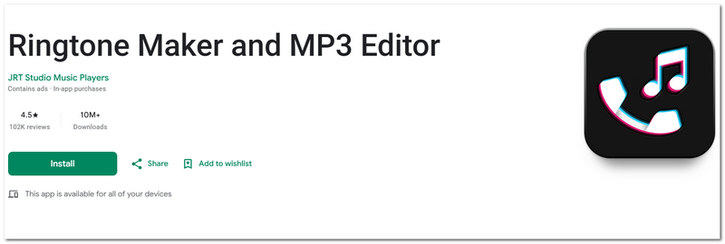 Ringtone Maker And Mp3 Editor Ringtone App