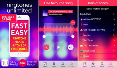 Vyzvánění pro iPhone zdarma hudební vyzvánění Maker