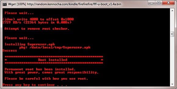 Root met Kindle Fire Utility