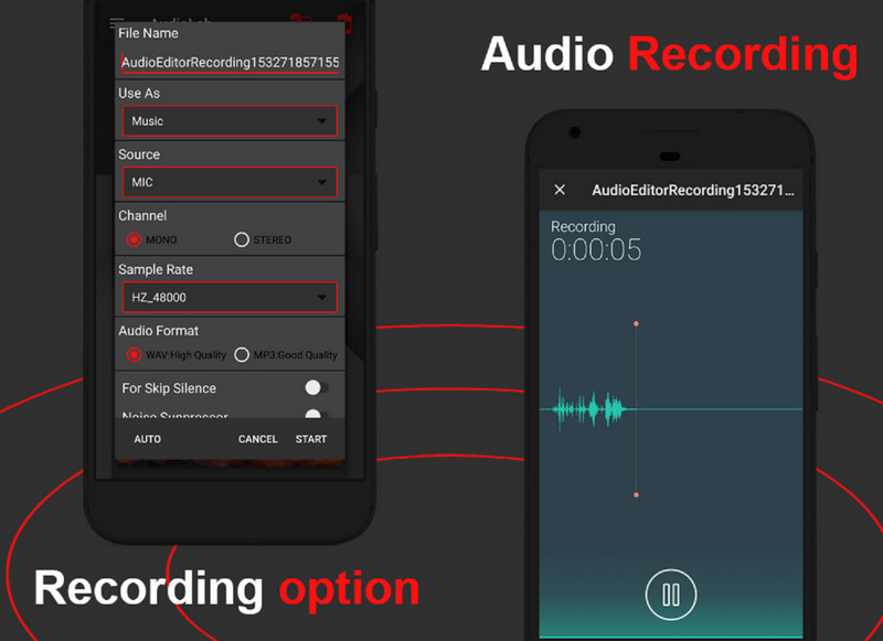 Rejestrator edytora audio Audio Lab