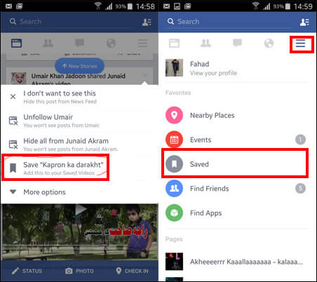 Save Facebook Videos Onto Your Phone Howtosolveit Youtube