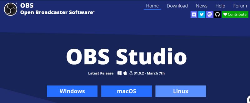 OBS Studio Screen Recorder
