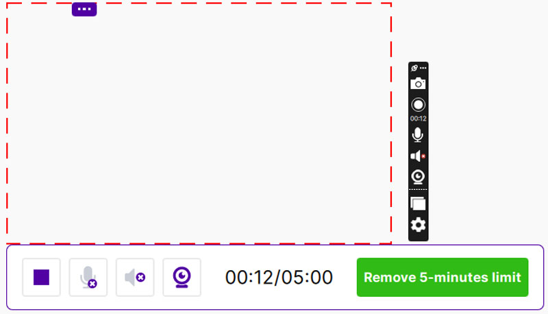 Interfaccia ScreenRec