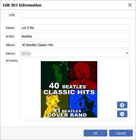 Edit ID3 information by Windows Senuti