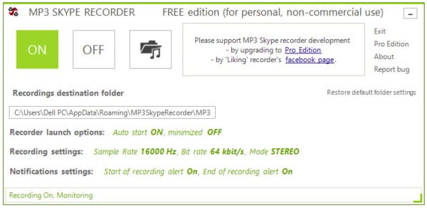 Mp3 skype-recorder