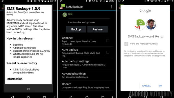 best sms backup app android