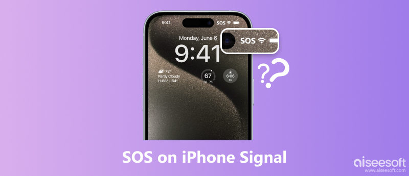 SOS jel iPhone-on