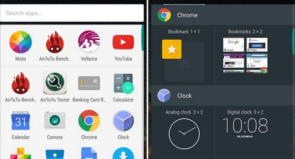 Όριο Widgets