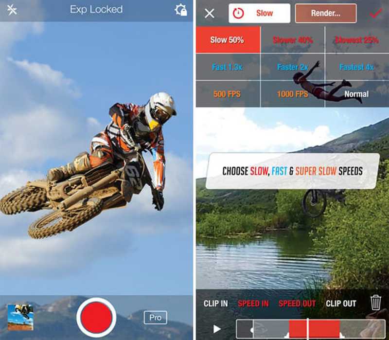 Aplikace SloPro urychluje video