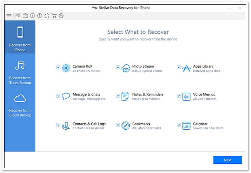 Stellar Data Recovery iPhone