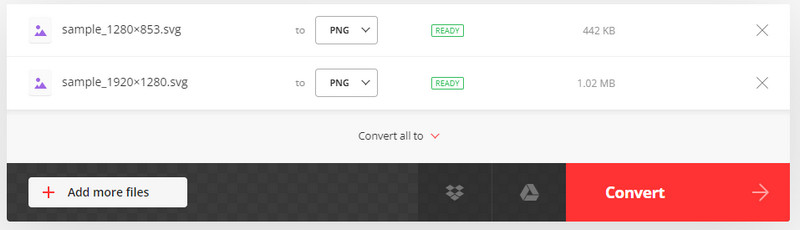 Select Output Format