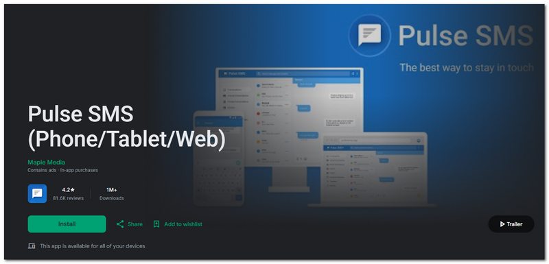 Pulse Sms Text Messaging App