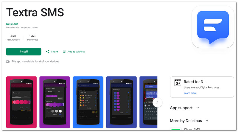 Textra Sms Text Messaging App