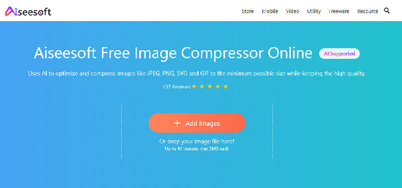 Aiseesoft Image Compressor online