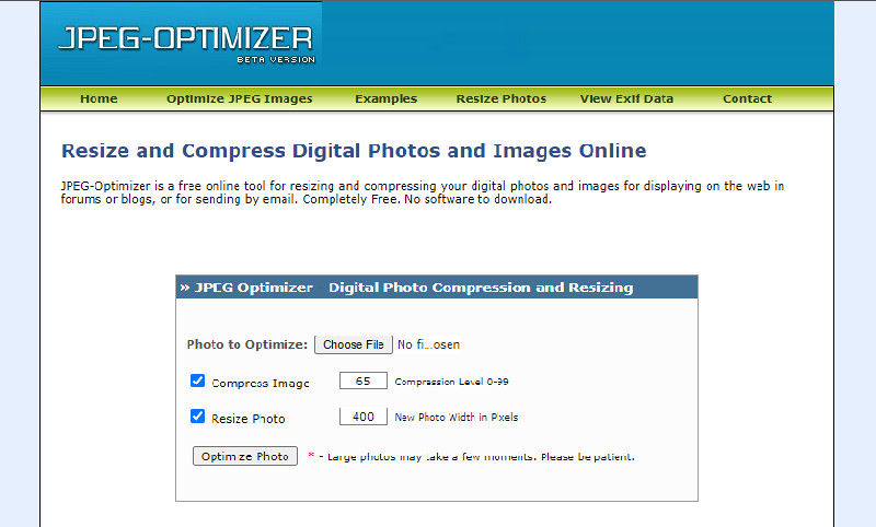 JPEG Optimizer