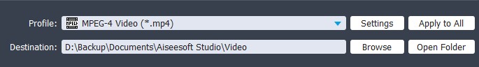 Choose Profile And Folder