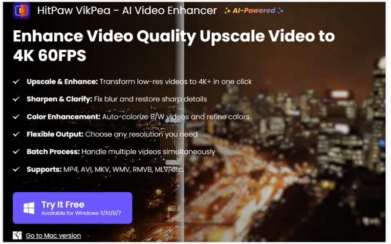 Hitpaw Ai Video Enhancer