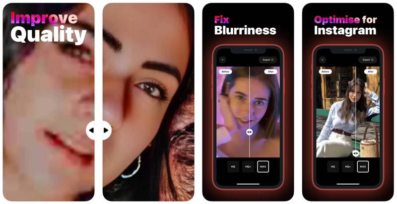 Приложение Unblur Photo для iOS Sharp AI