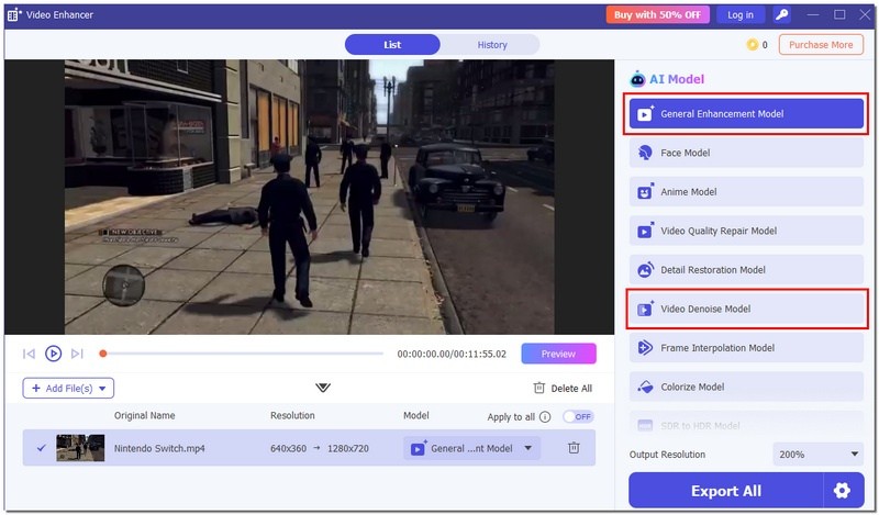 Pick An Enhance Model