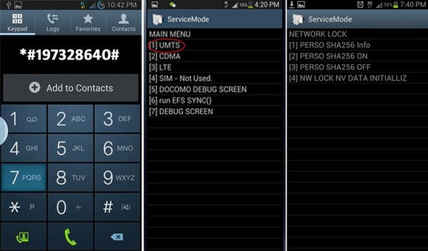 Samsung Galaxy S5 ulåst med et SIM-kort