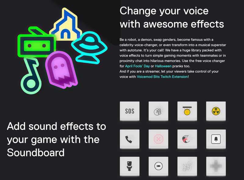 Voicemod AI UwU Voice Changer-functies