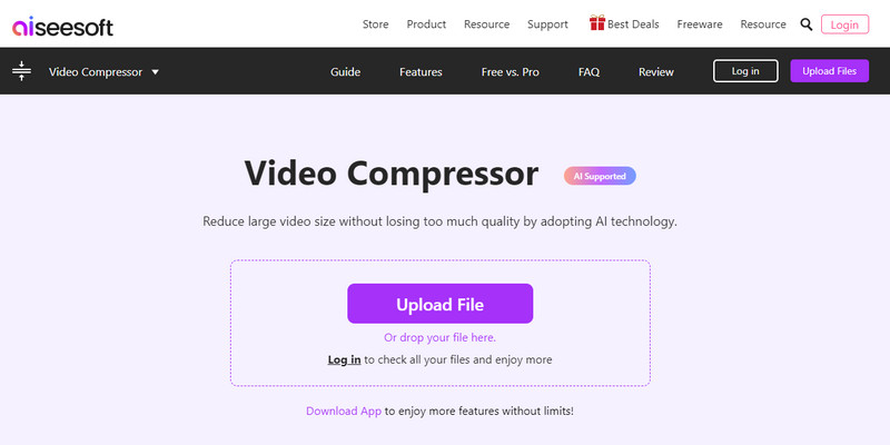 Aiseesoft videokompressor