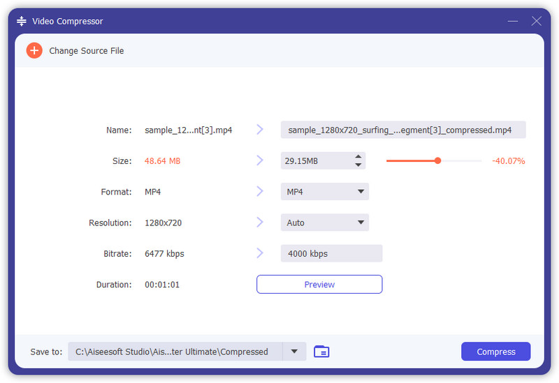 Aiseesoft Video Compressor