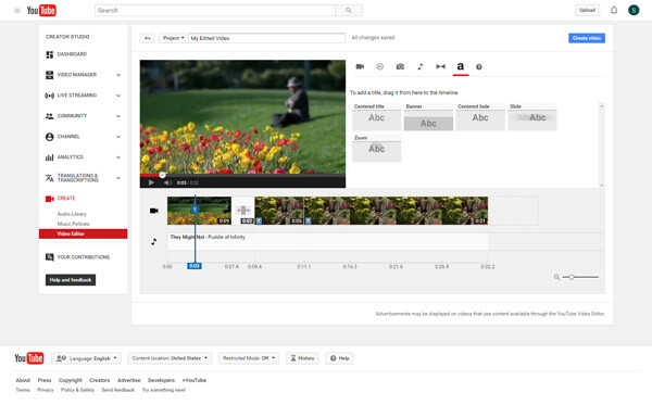 YouTube Video Editor