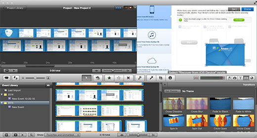 iMovie Video Overlay előnézet