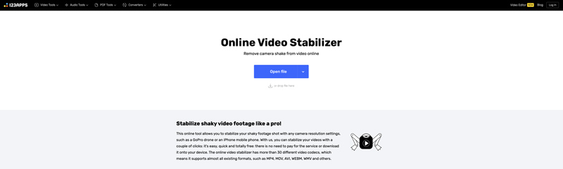 123apps Online Video Stabilizer
