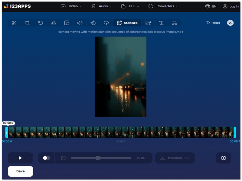 Video Smoother 123apps Online