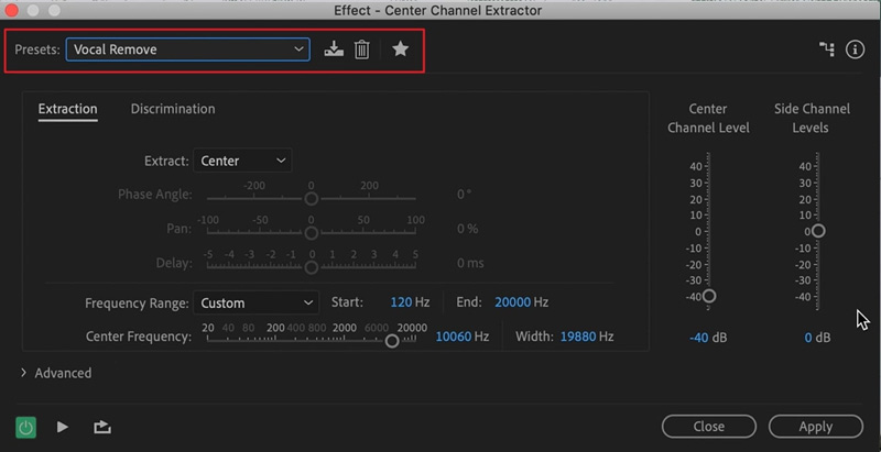 Adobe Audition Remove Vocals