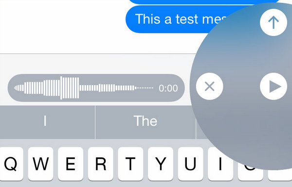 iMessage語音留言