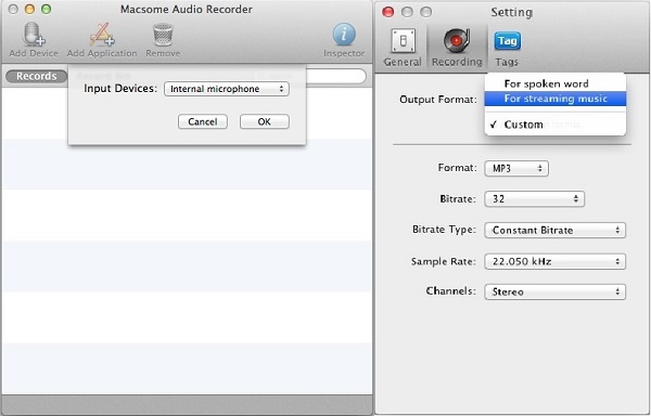 Macsome Audio Recorder