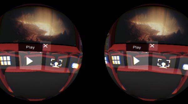 Koko elokuvateatteri 360 Oculus Player