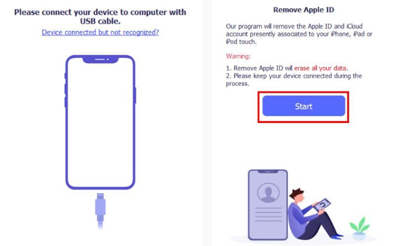 Click The Start Removing