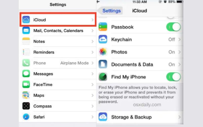 Find Icloud Account