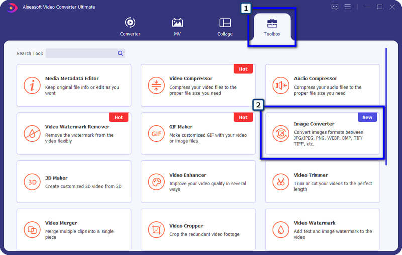 Otevřete Image Converter