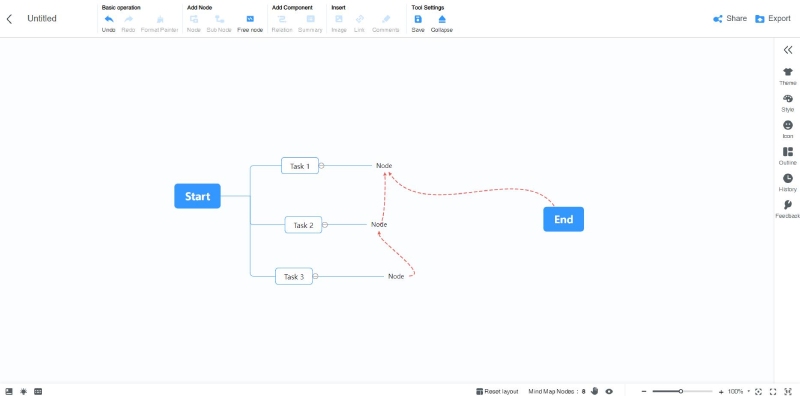 Pert-diagram exporteren