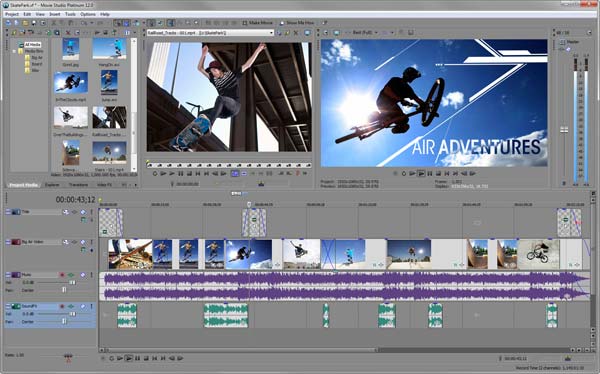 Sony Vegas filmstudio