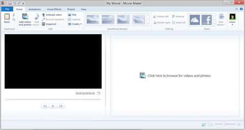 Windows Movie Maker'a Video Fotoğraf Ekle