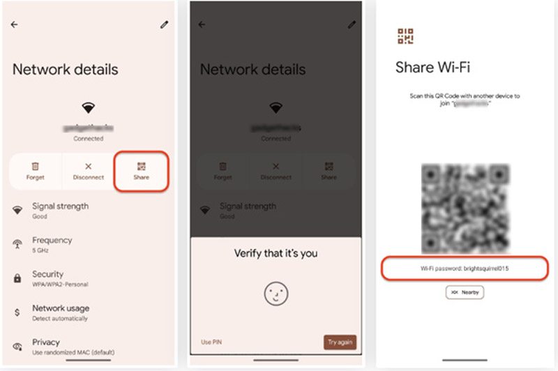 Visualizza la password Wi-Fi su Android senza root