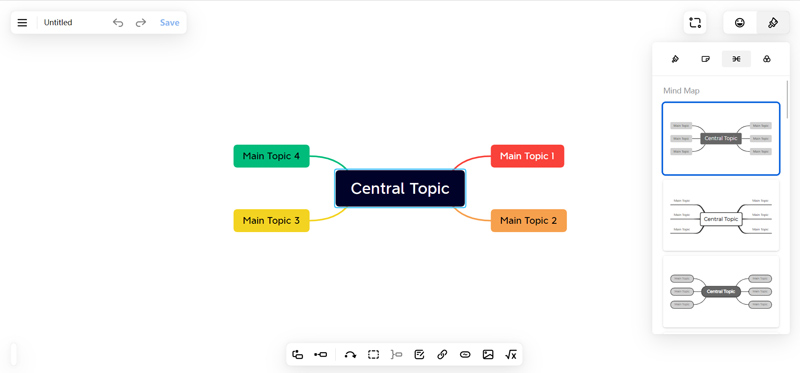 Xmind Web Mappe mentali online